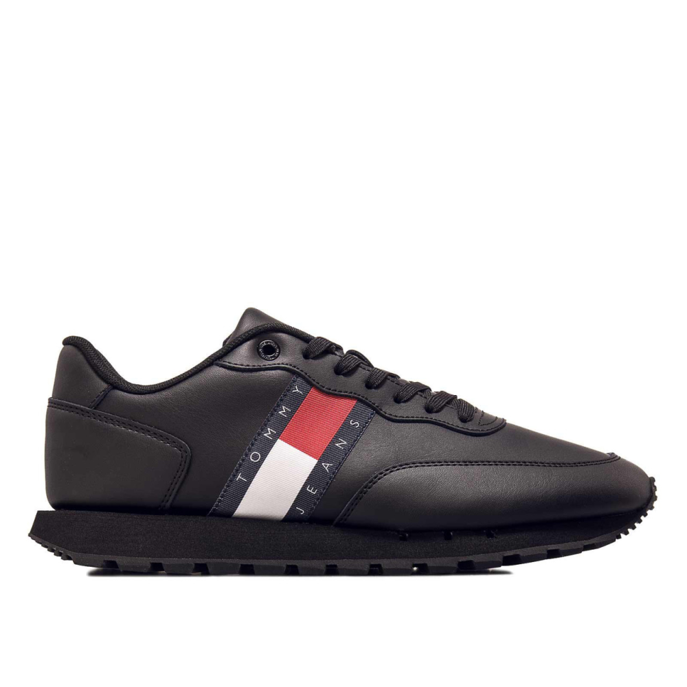Tommy Hilfiger Leather Runner EM0EM008980GK / schwarz