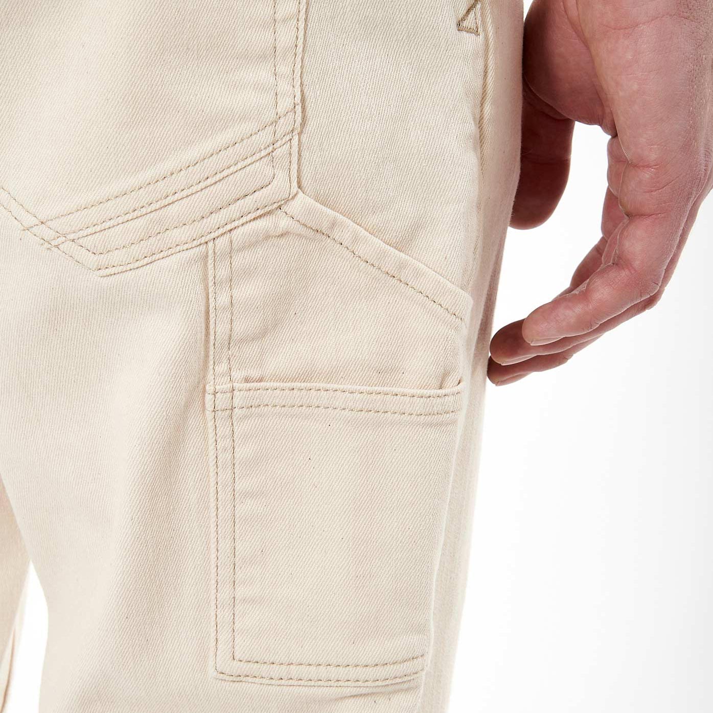 EARL   Jean relaxed beige Homme