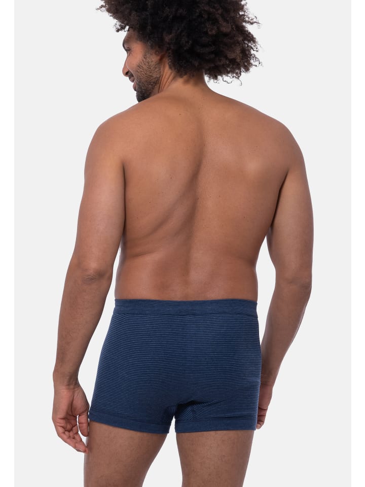 Ammann Retro Short / Pant Jeans Feinripp in Blau günstig kaufen