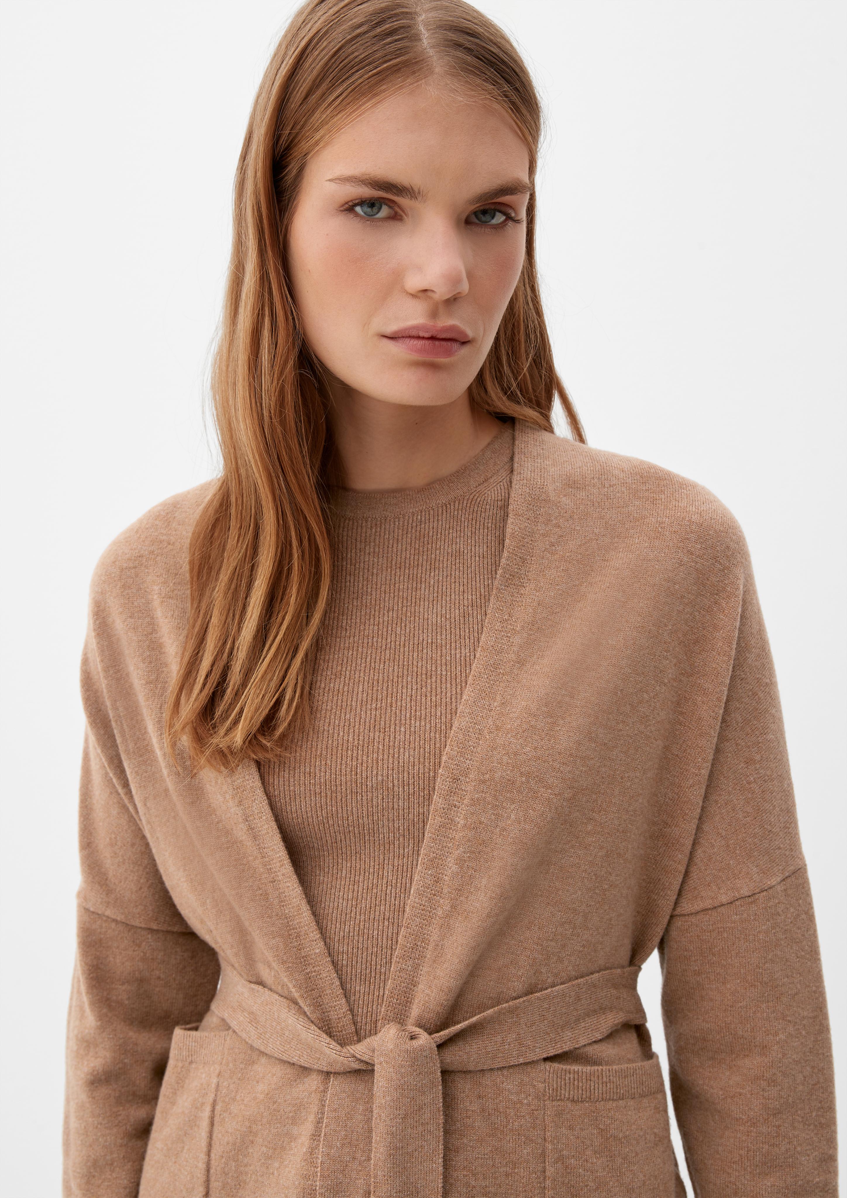 Cashmere-Mix Cardigan mit Taschen  2120596-84W5