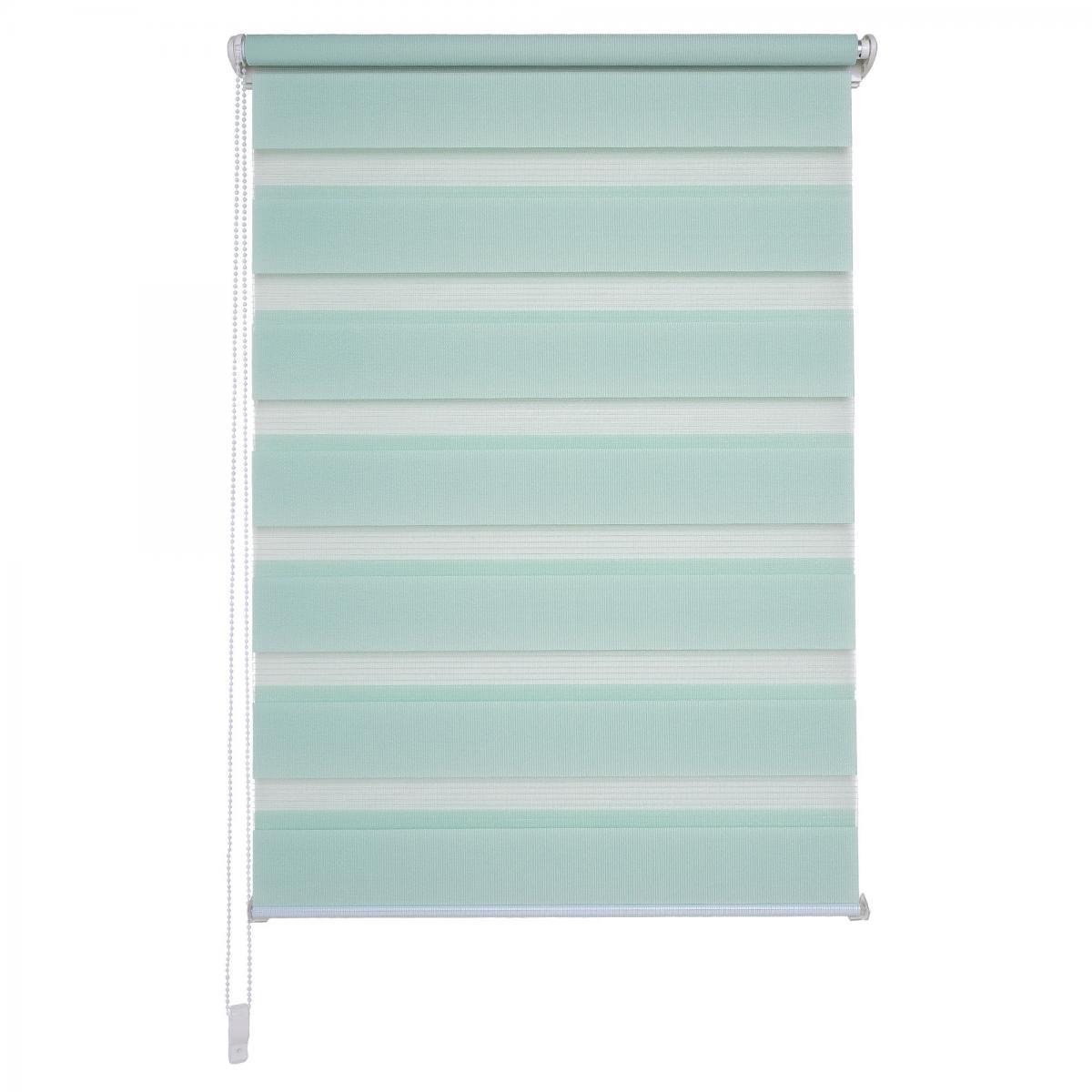 Bella Casa Duo-Rollo mini, Klemmfix Doppelrollo, pastellgrün, Rollo 80 x 160 cm (B x H)