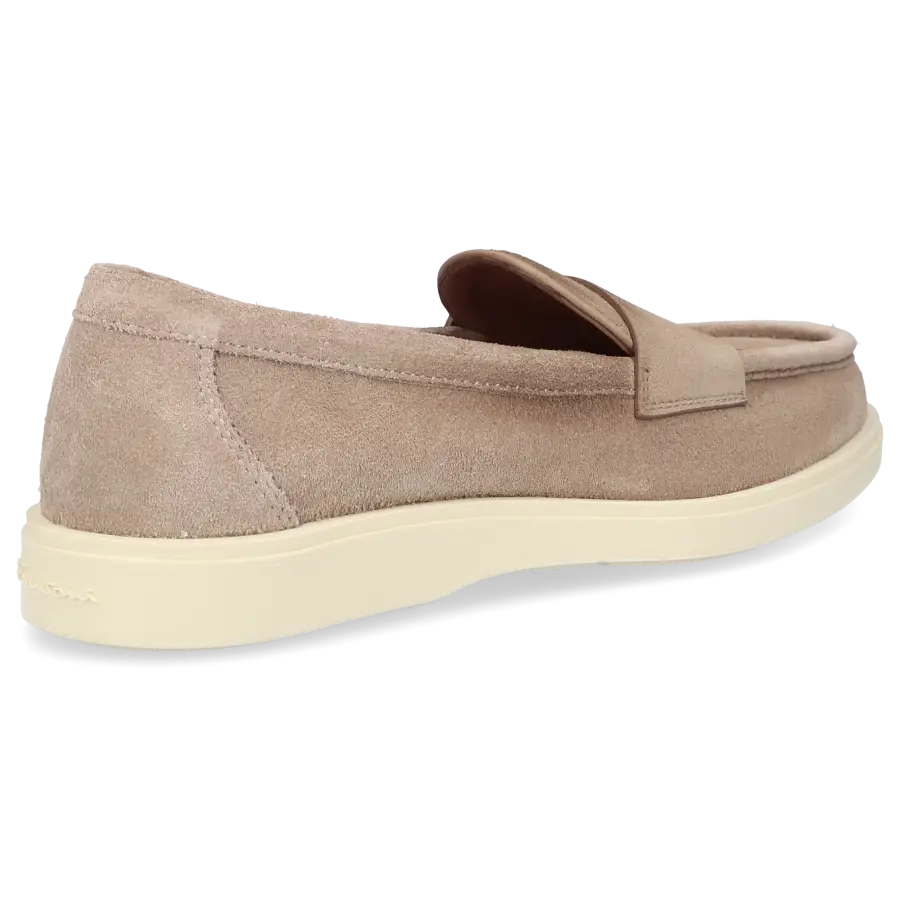 Santoni - Loafer MGDT18 Veloursleder - beige