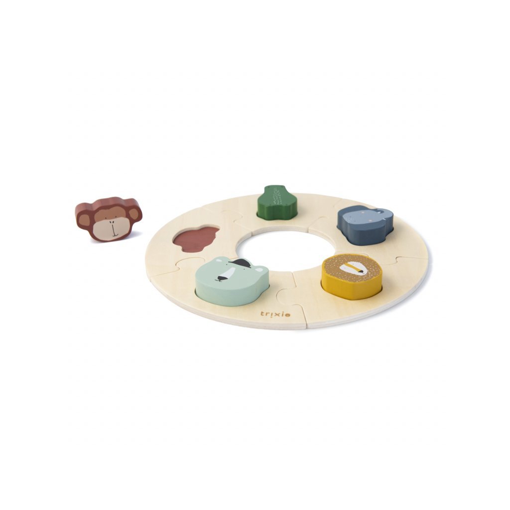 Trixie Holzpuzzle, rund