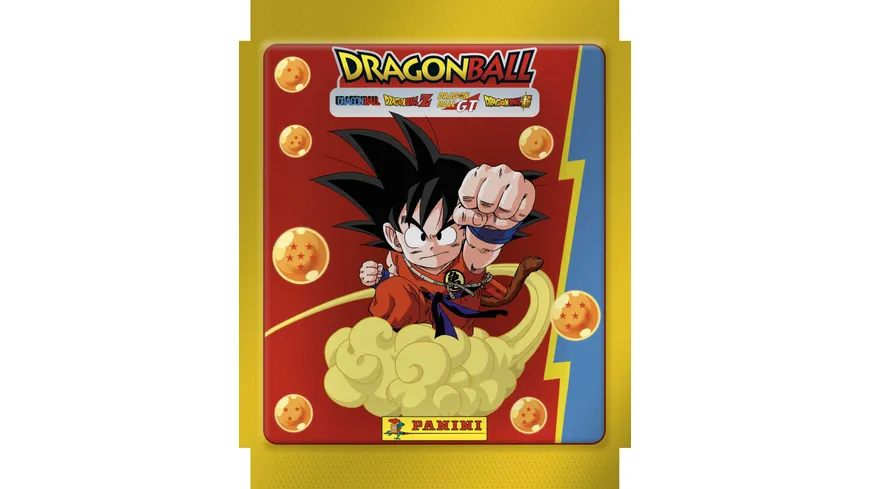 Panini - Dragonball Stickertüte mit 5 Sticker