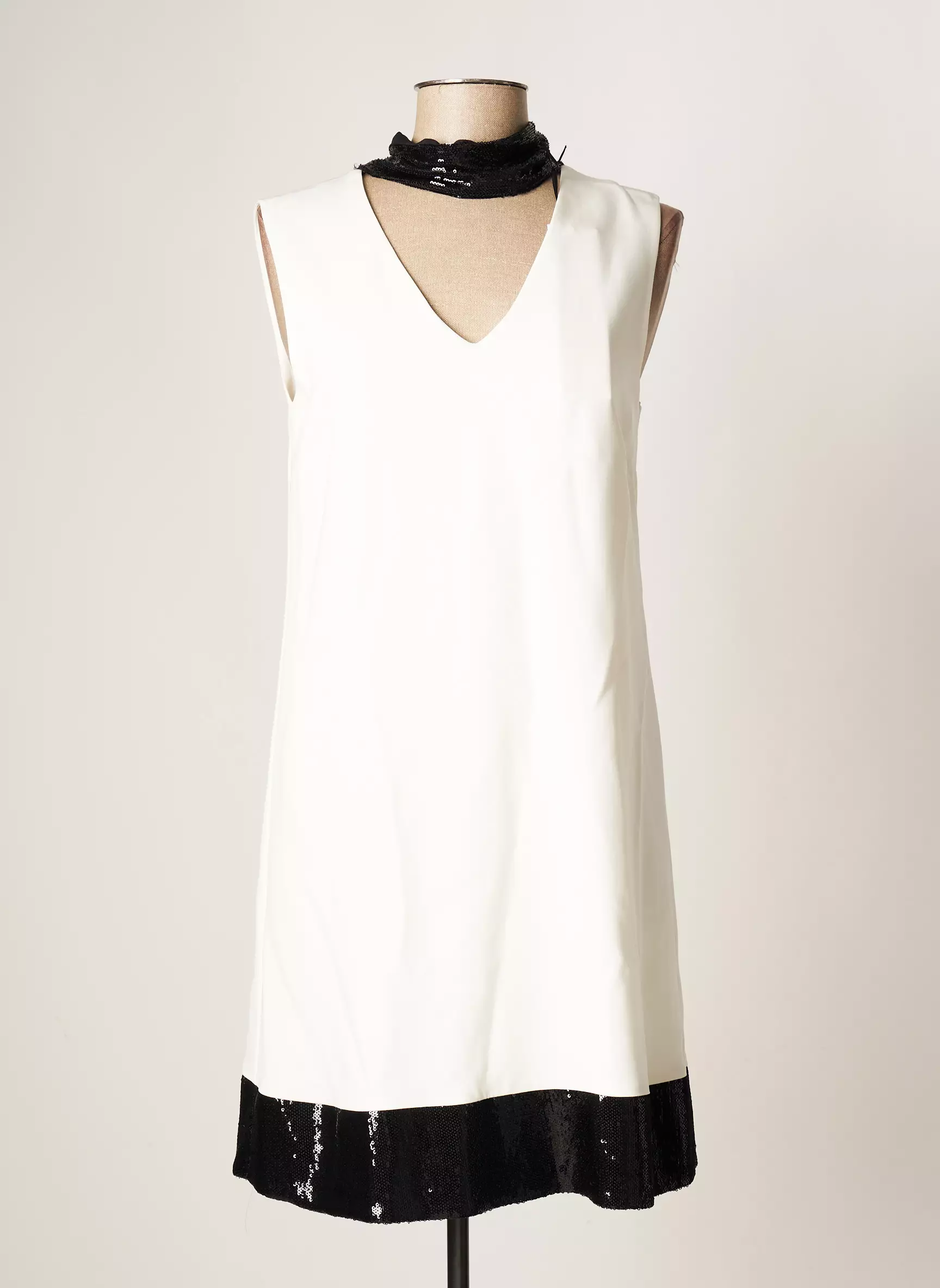 Cristina Effe Robes Mi Longues Femme couleur blanc