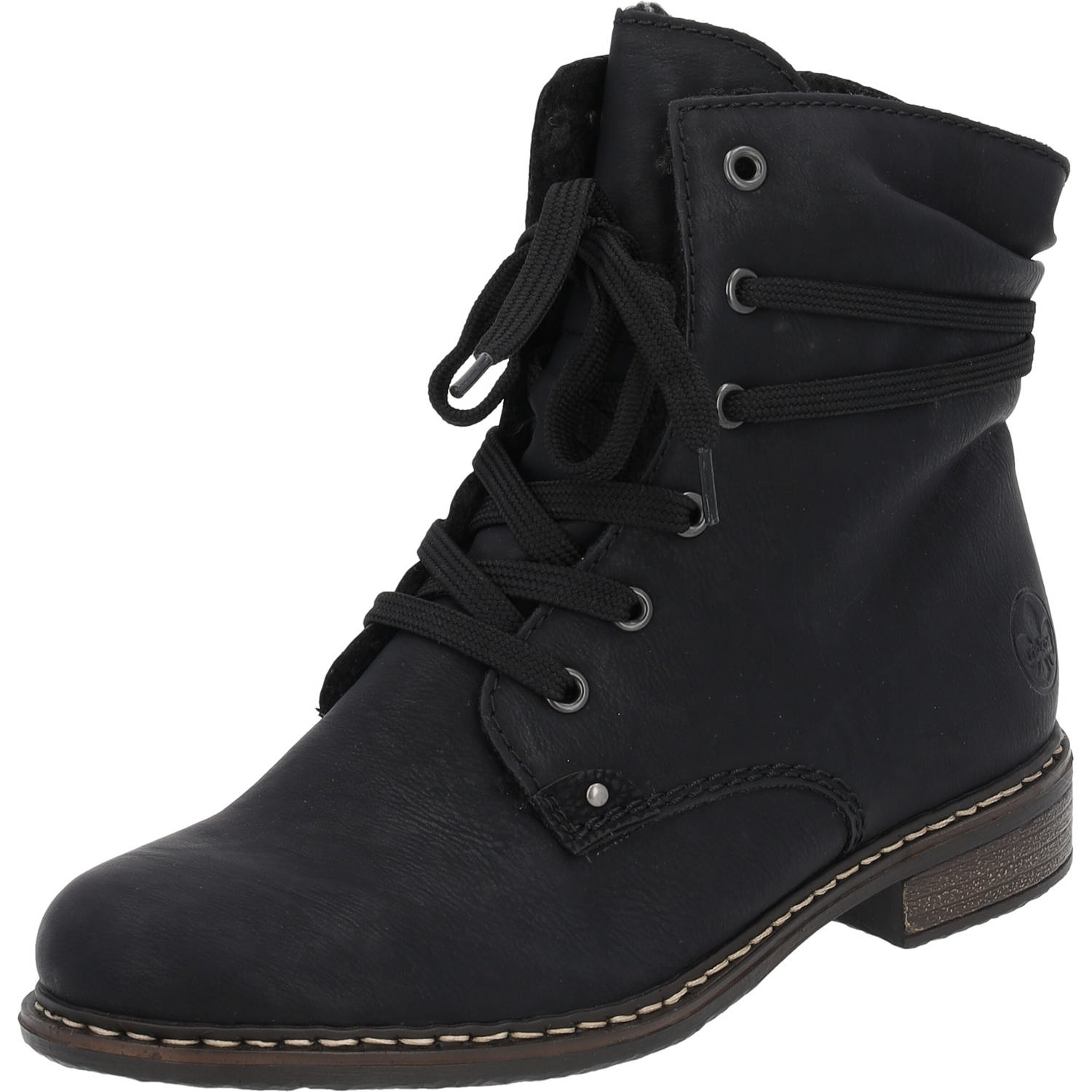 Rieker 71229, Stiefeletten, Damen, Schwarz (Schwa/Schw)
