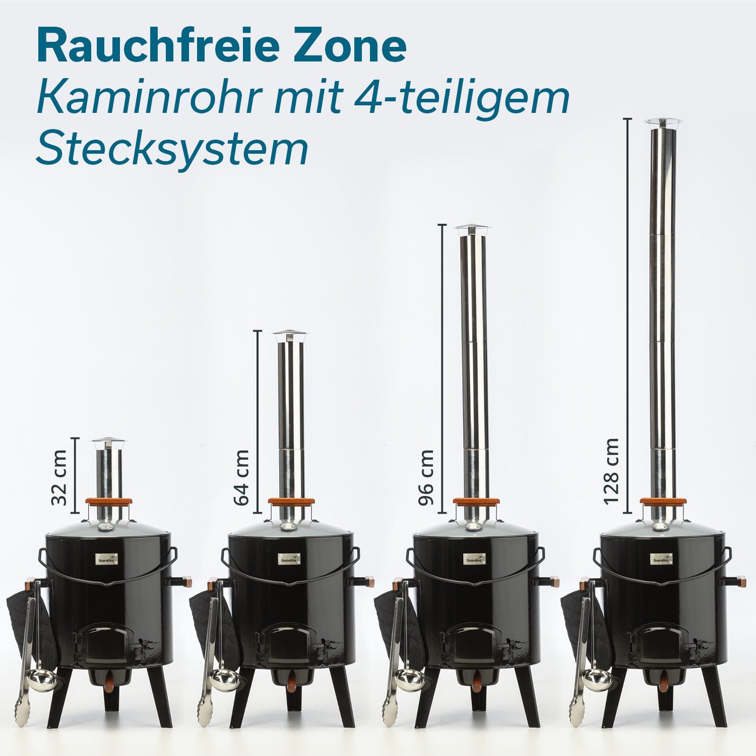 Skandika Goulash Kanon 14 Liter Kohlegrill