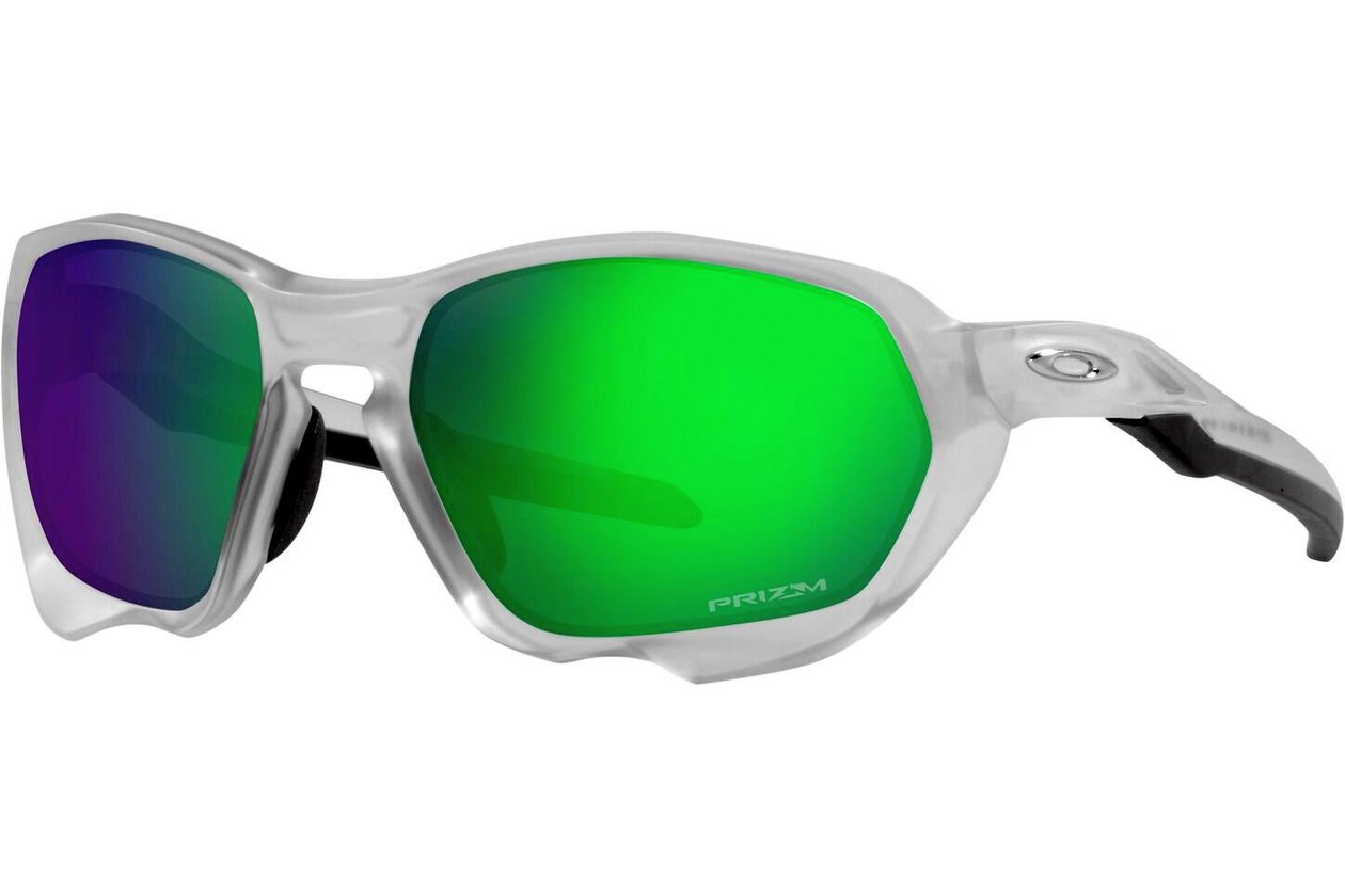 Oakley Plazma Matte Clear/Prizm Road Jade