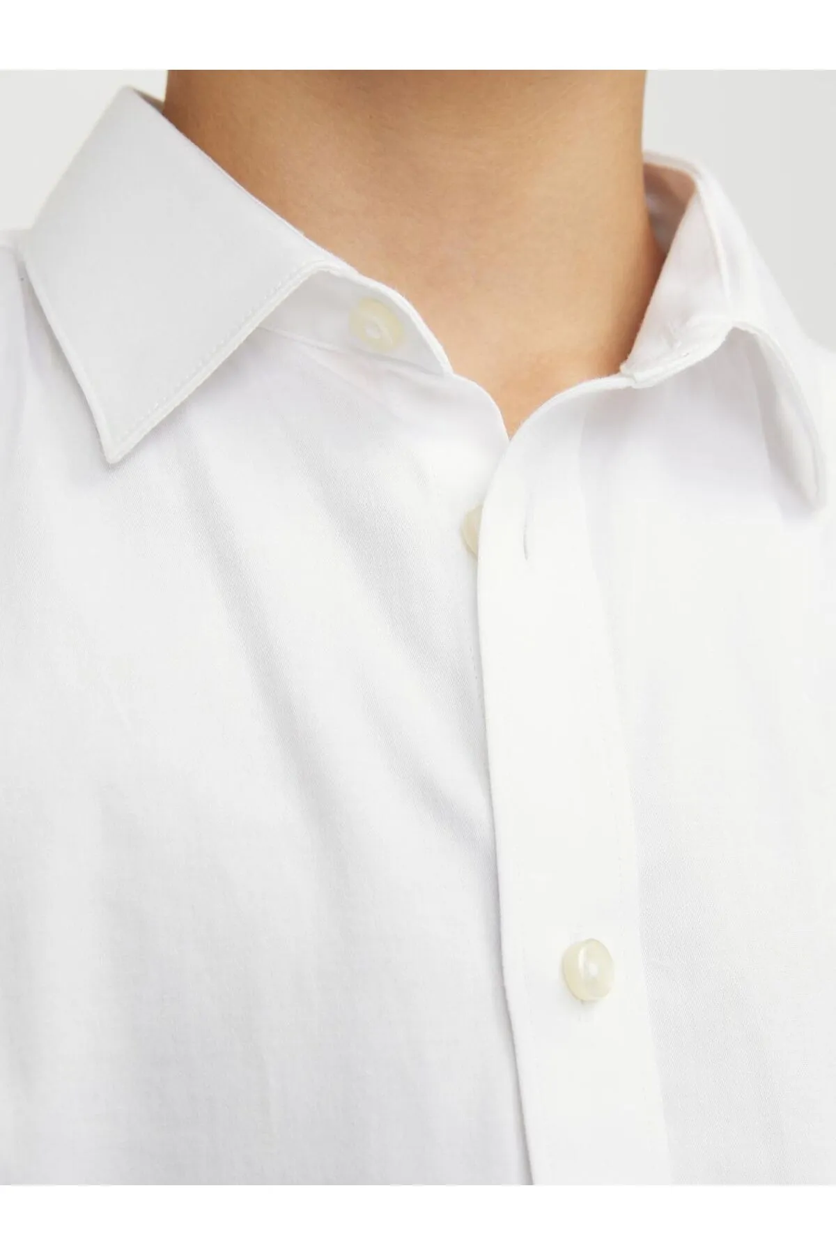 Jack & Jones Junior  Hemd - Weiß - Regular Fit