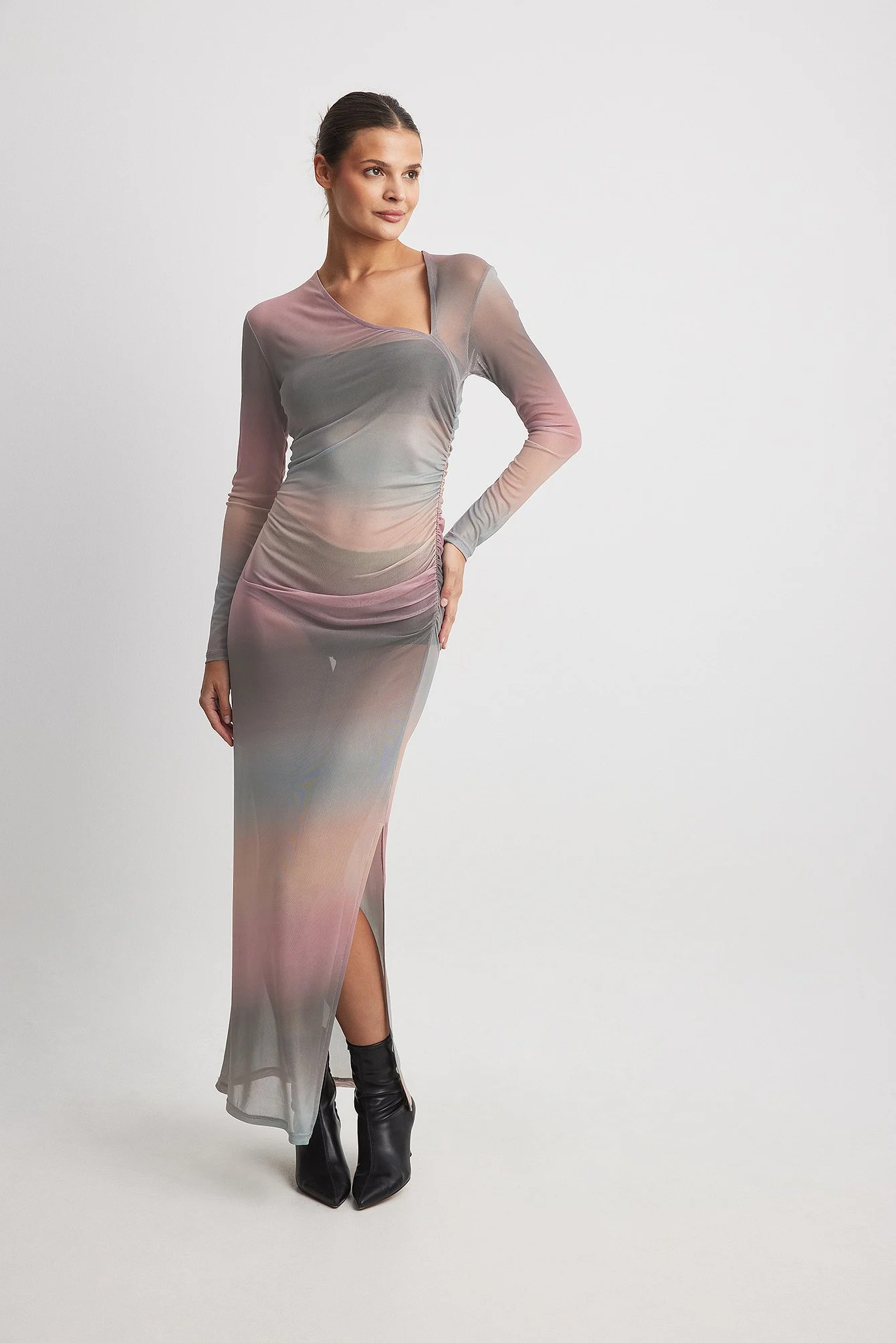 Mesh Maxikleid