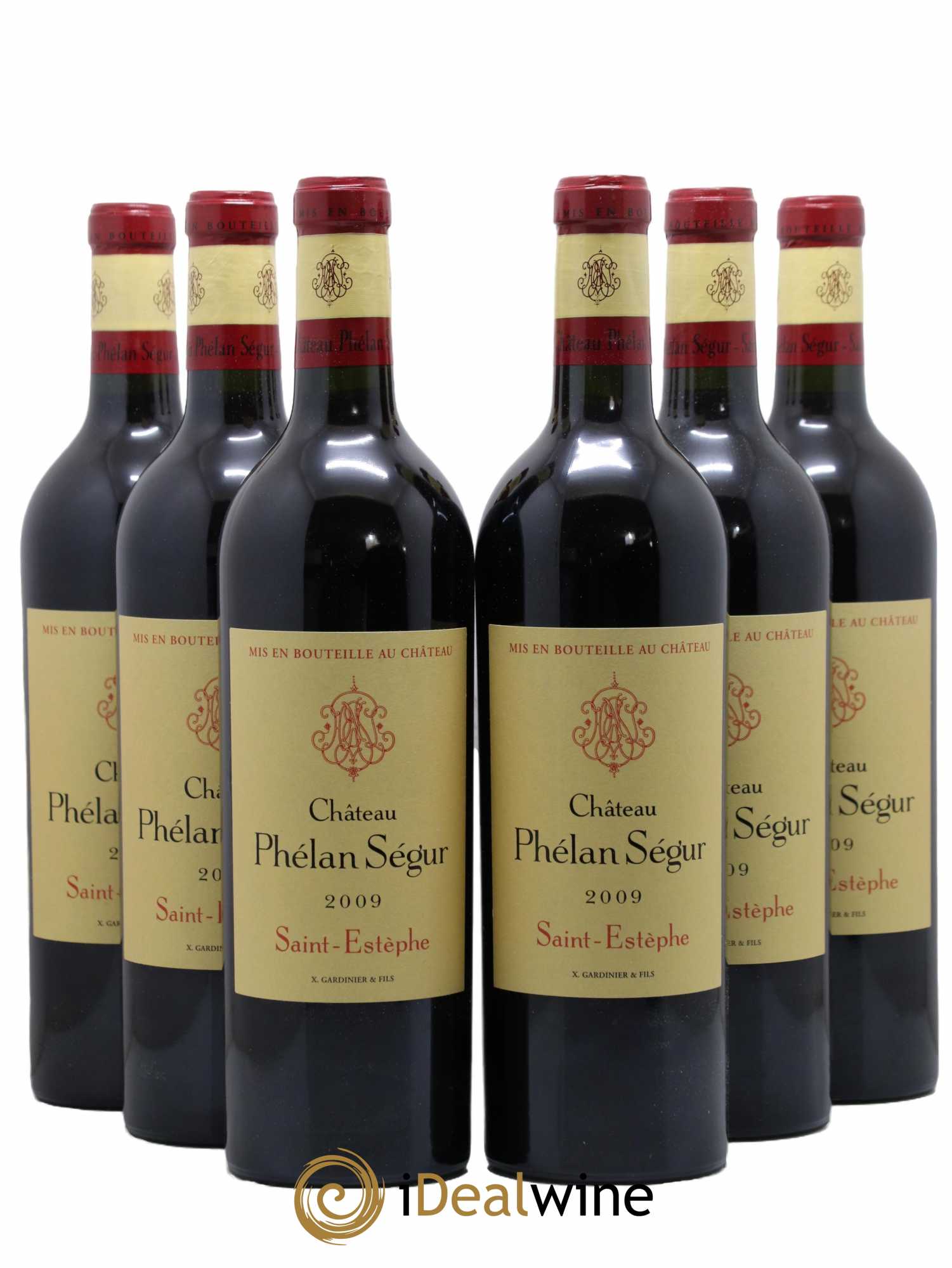 Château Phélan Ségur  2009 - Lot de 6 Bouteilles