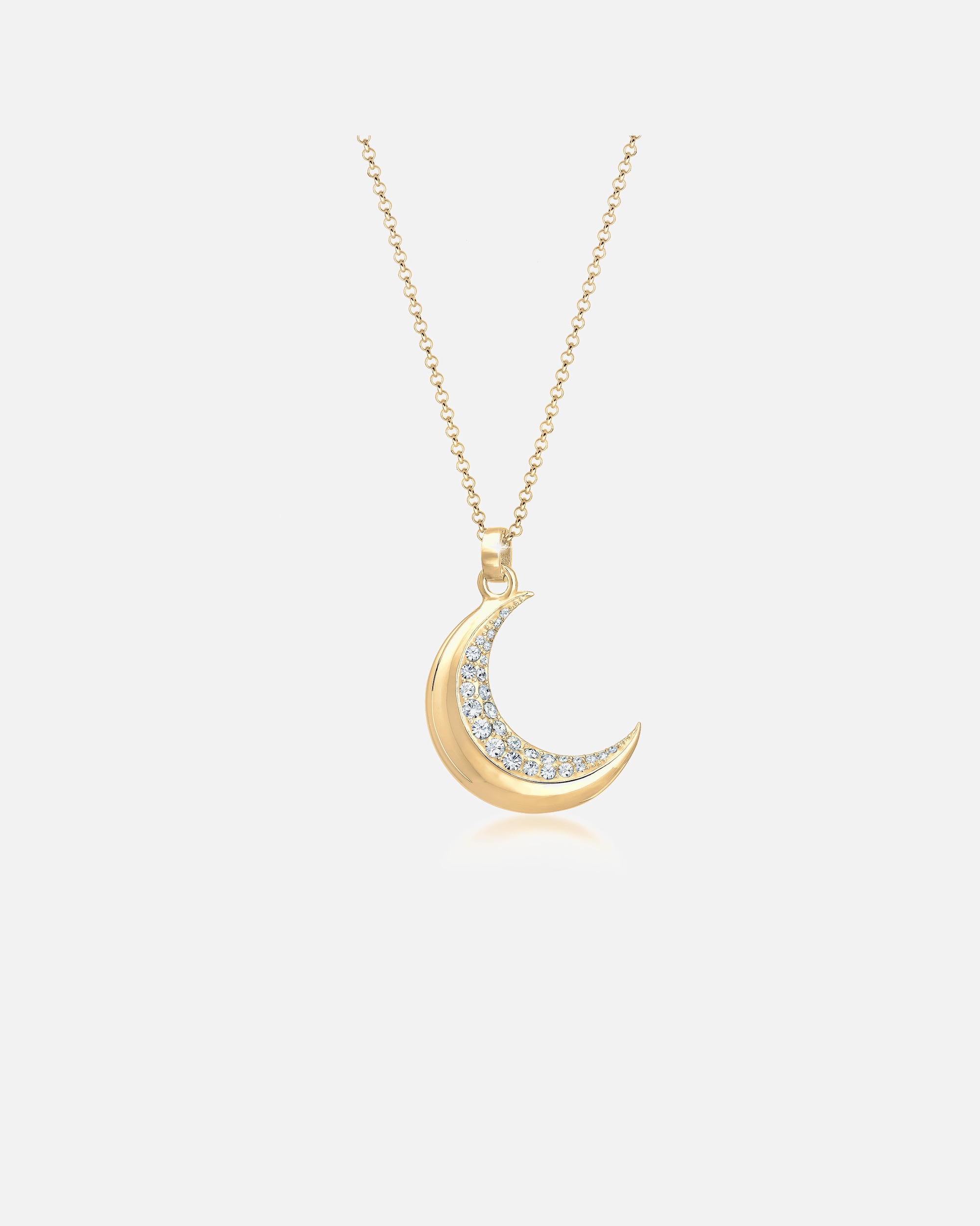 Bracciale Elli da donna modello Astro Half Moon con cristalli in argento sterling 925 placcato oro