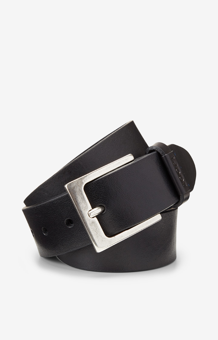 Ledergürtel in Schwarz