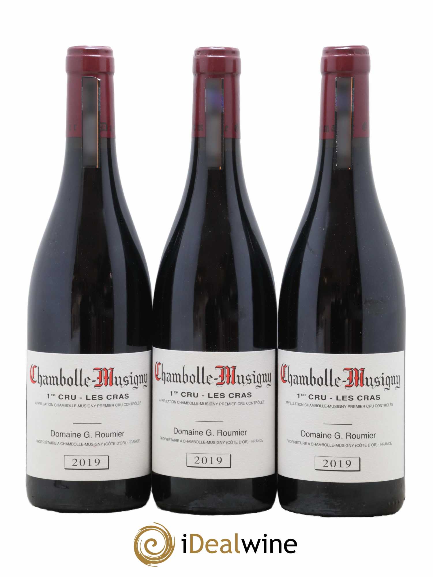 Chambolle-Musigny 1er Cru Les Cras Georges Roumier (Domaine)  2019 - Lot de 3 Bouteilles