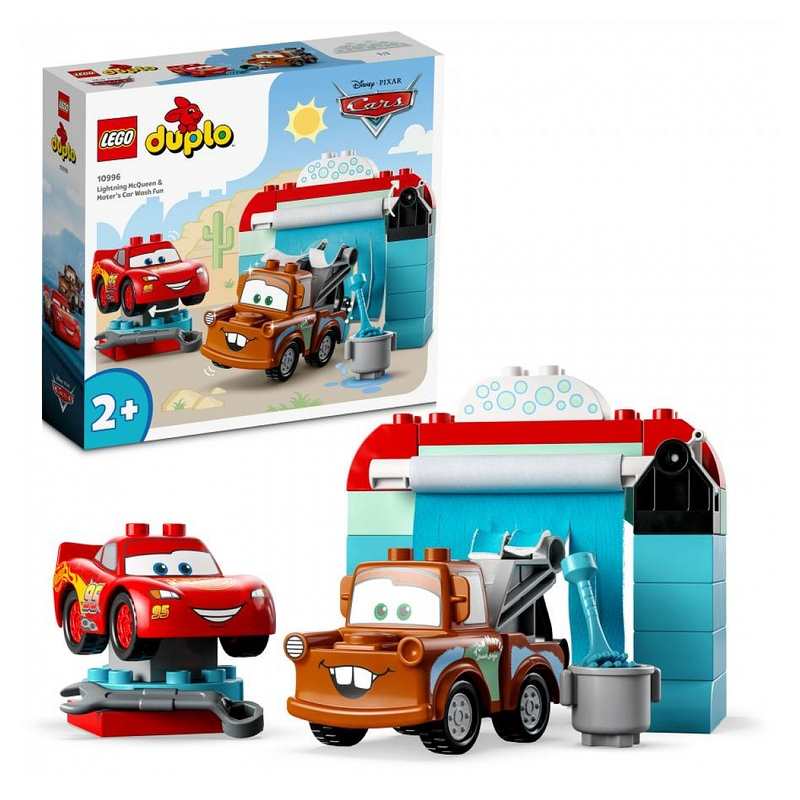 10996 La station de lavage avec Flash McQueen et Martin LEGO DUPLO