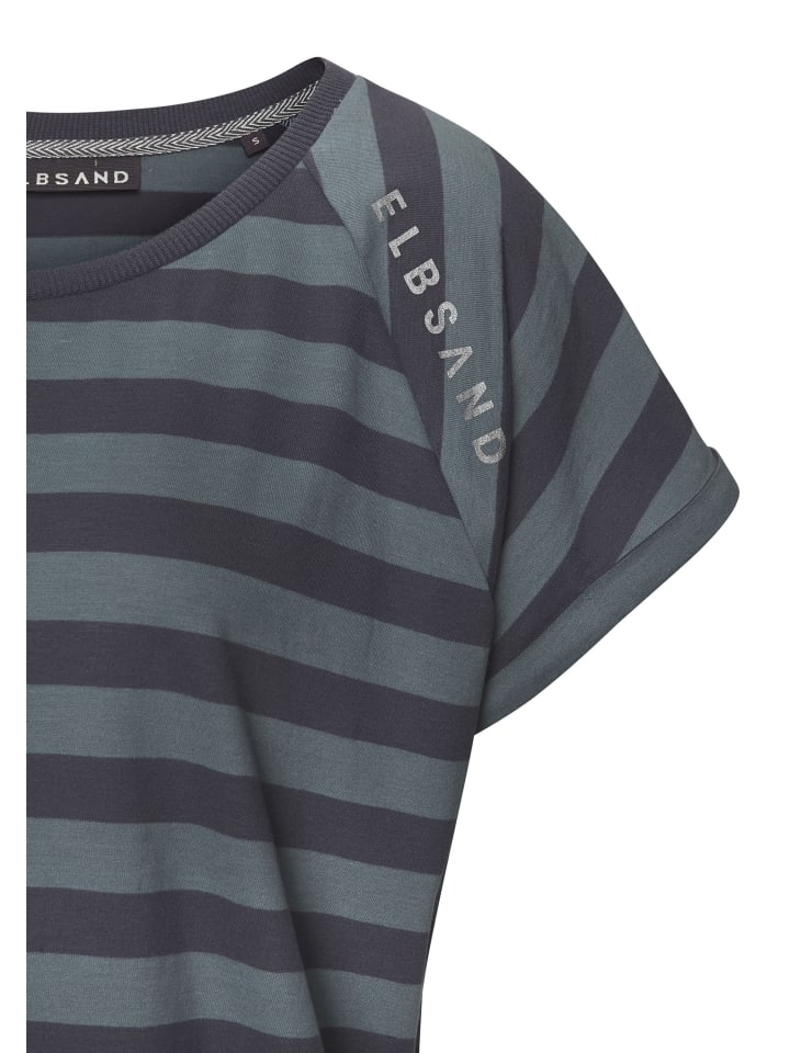 ELBSAND T-Shirt in petrol-blau günstig kaufen