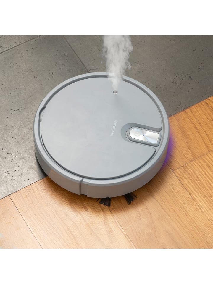 InnovaGoods 5in1 Staubsaugerroboter in Hellgrau - Ø 25 cm günstig kaufen onesize