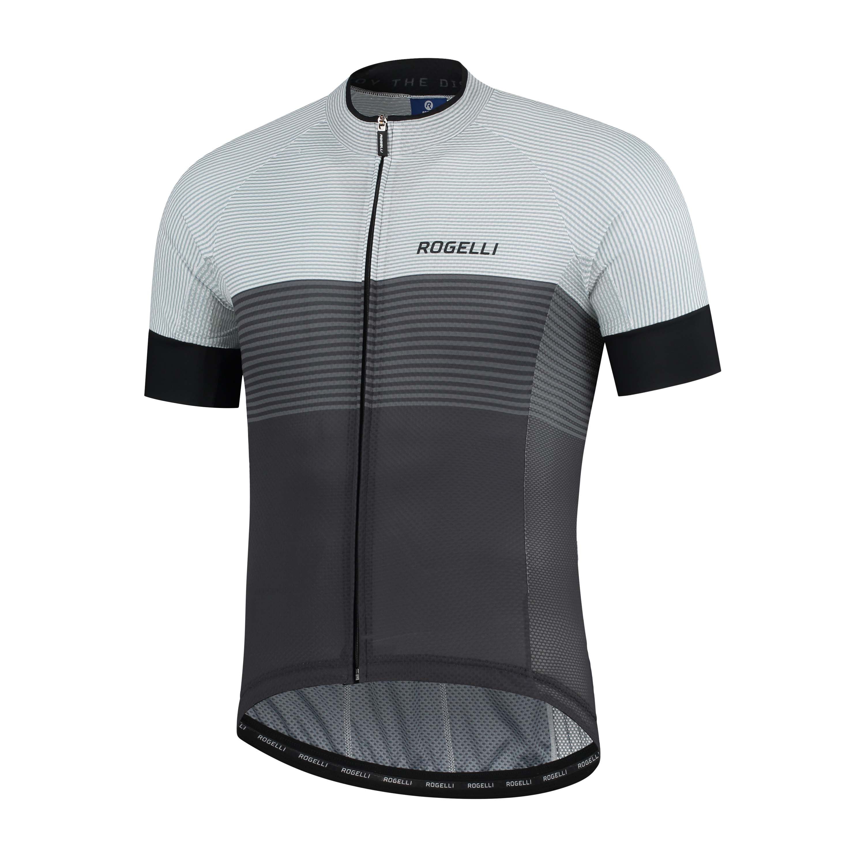 Rogelli Boost Schwarz/Weiß Herren Radtrikot Kurzarm