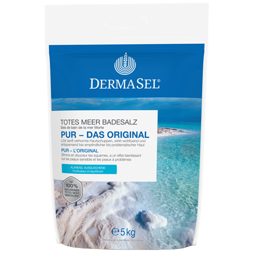 DERMASEL Totes Meer Badesalz Pur  5 kg  Salz