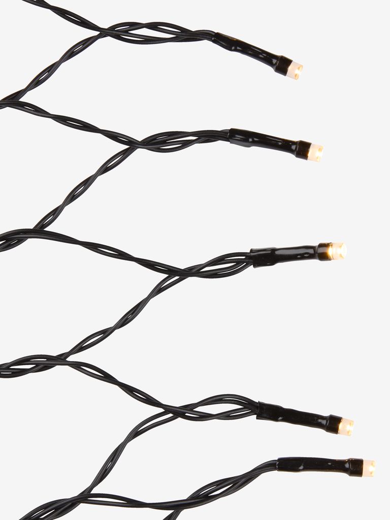 BERGIRISK Solcelledrevet lyslenke BERGIRISK L1000cm med 100 LED-lys klargjort