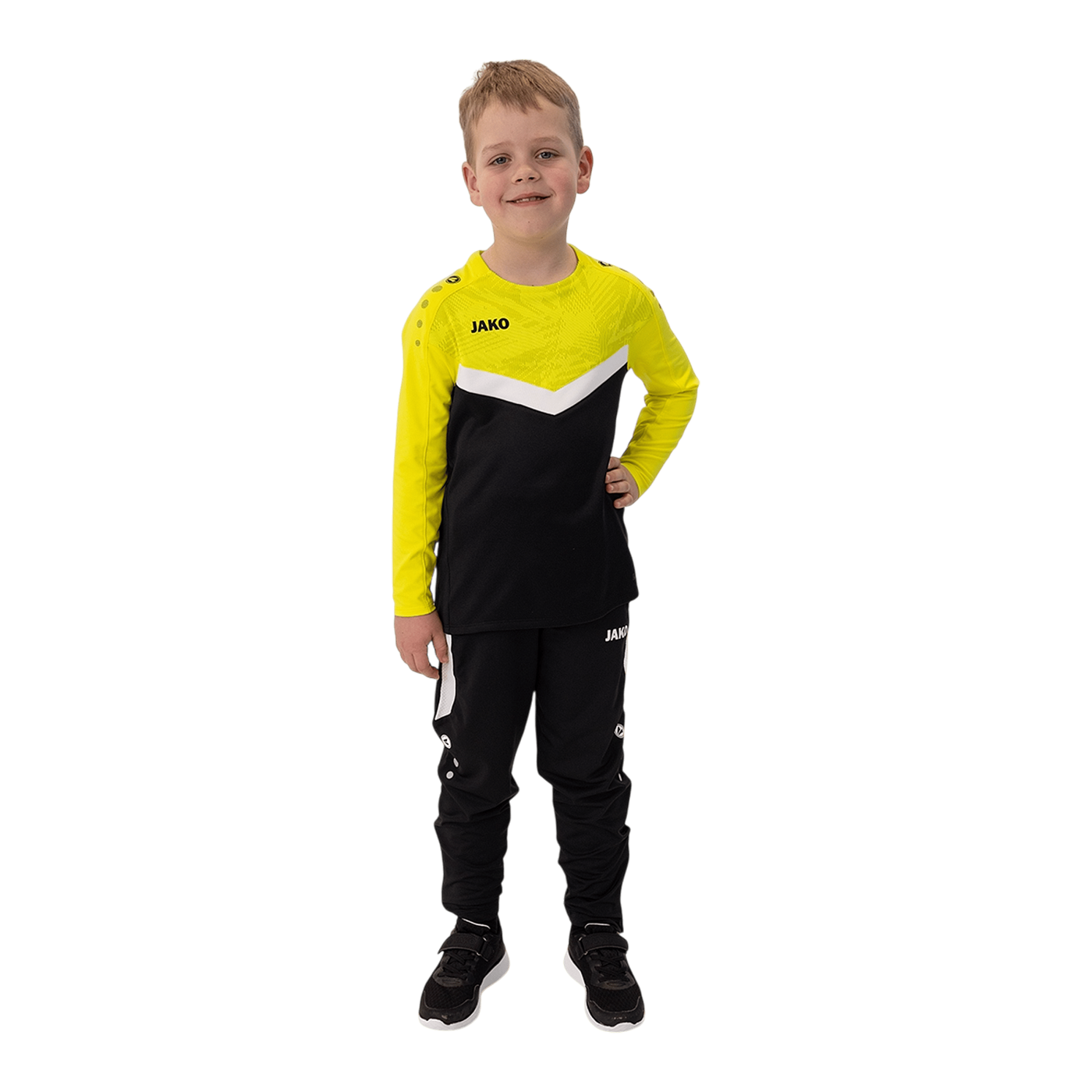 JAKO Iconic Sweatshirt Kids Schwarz F808