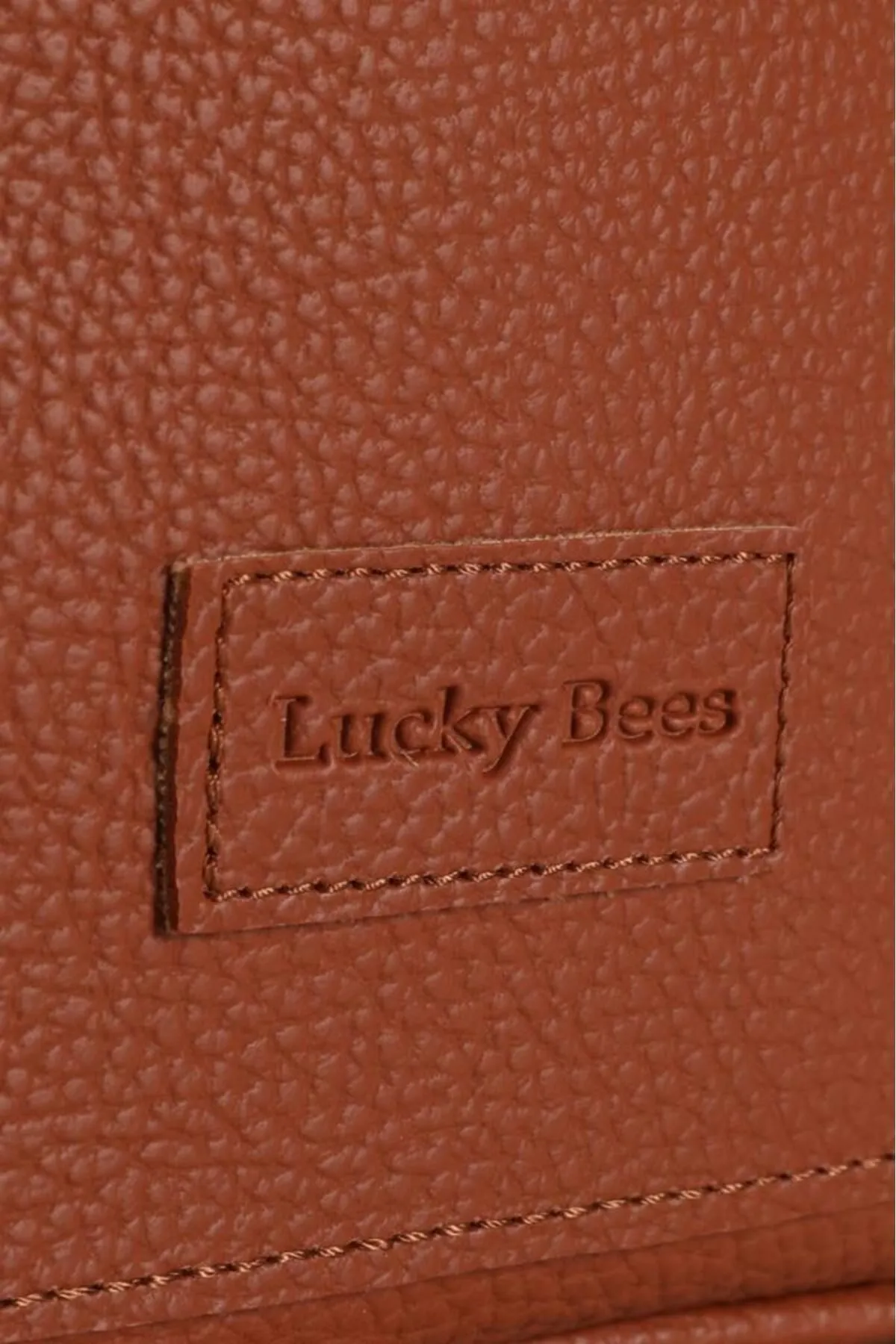 Lucky Bees  Rucksack - Braun - Unifarben