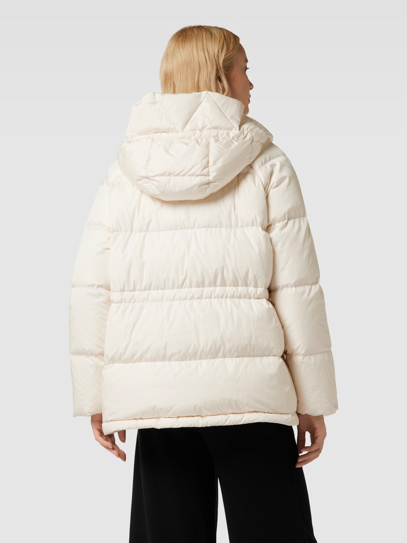 Dauneenjacke mit Label-Details Modell 'YSER' in offwhite