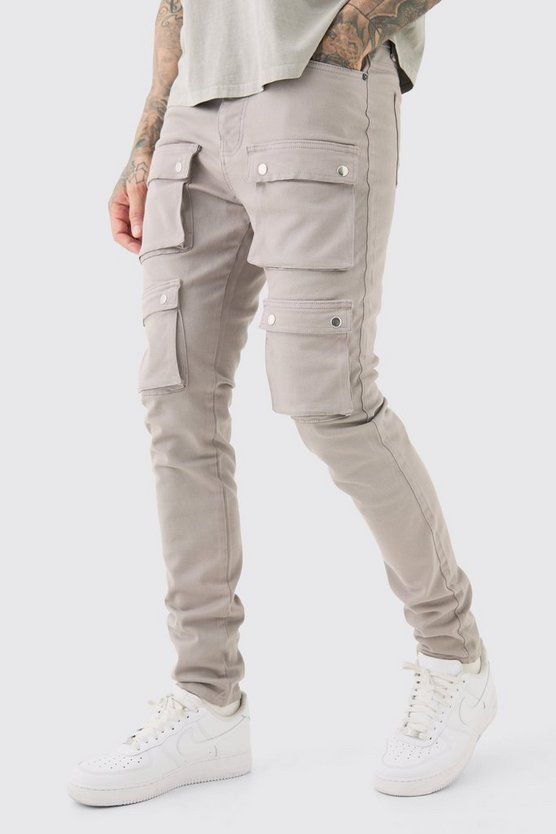 Tall Skinny Cargo-Hose mit Taschen