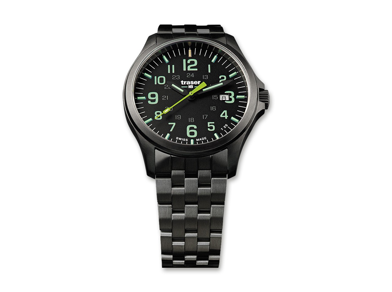 P67 Officer Pro Gunmetal Black & Lime Stahl