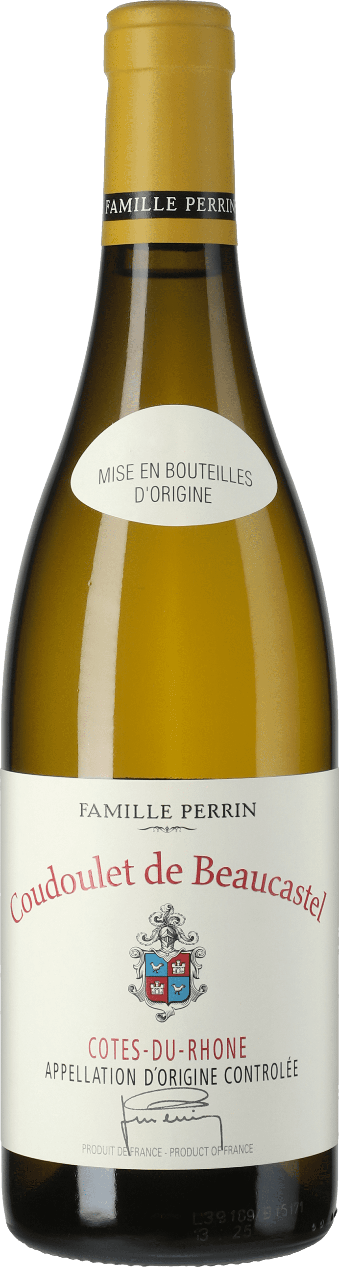 Perrin / Beaucastel: Cotes du Rhone Blanc Coudoulet de Beaucastel 2020