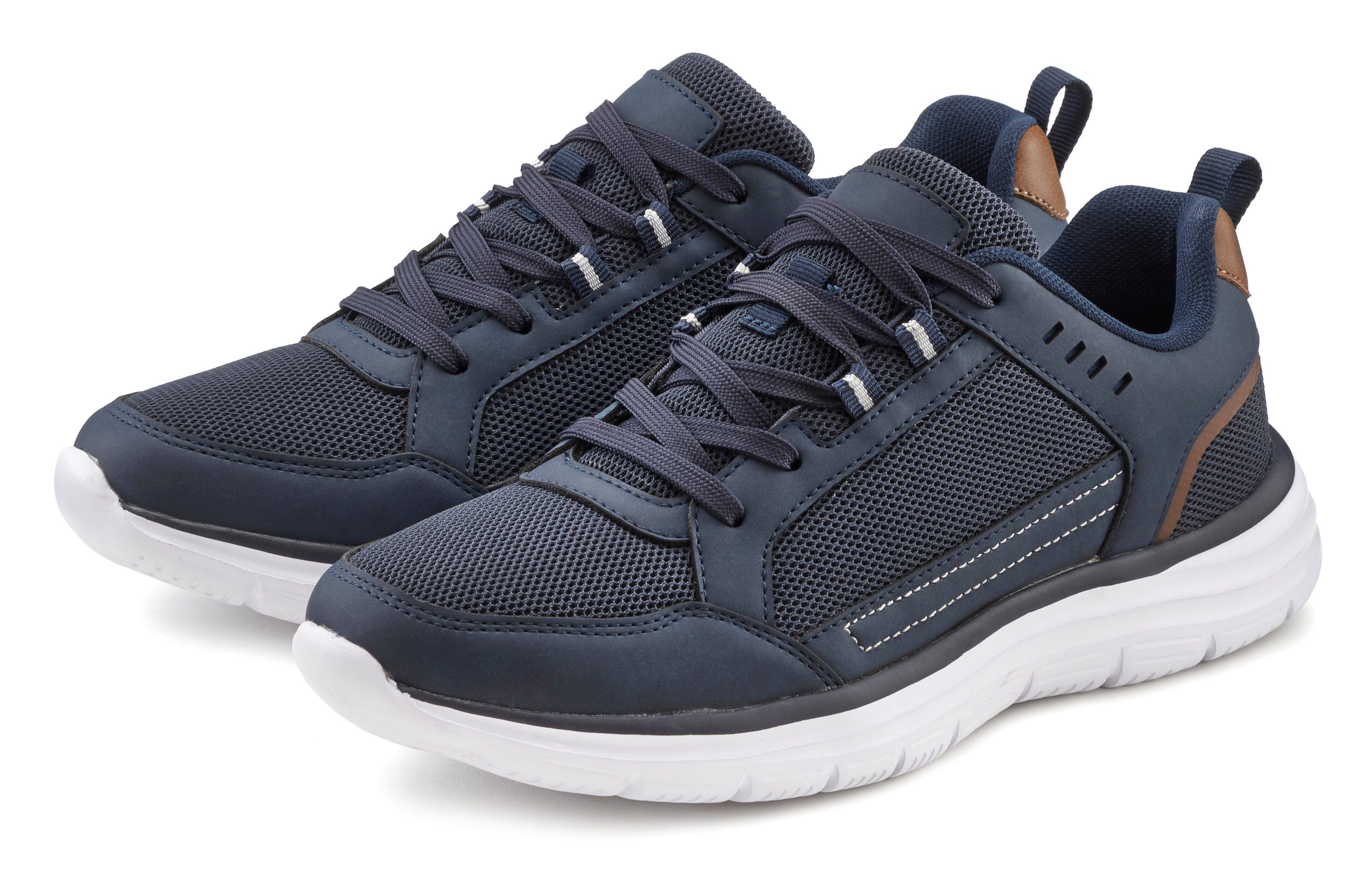 AUTHENTIC LE JOGGER Sneaker, Schnürhalbschuhe, Freizeitschuhe, ultraleicht, Material-Mix VEGAN