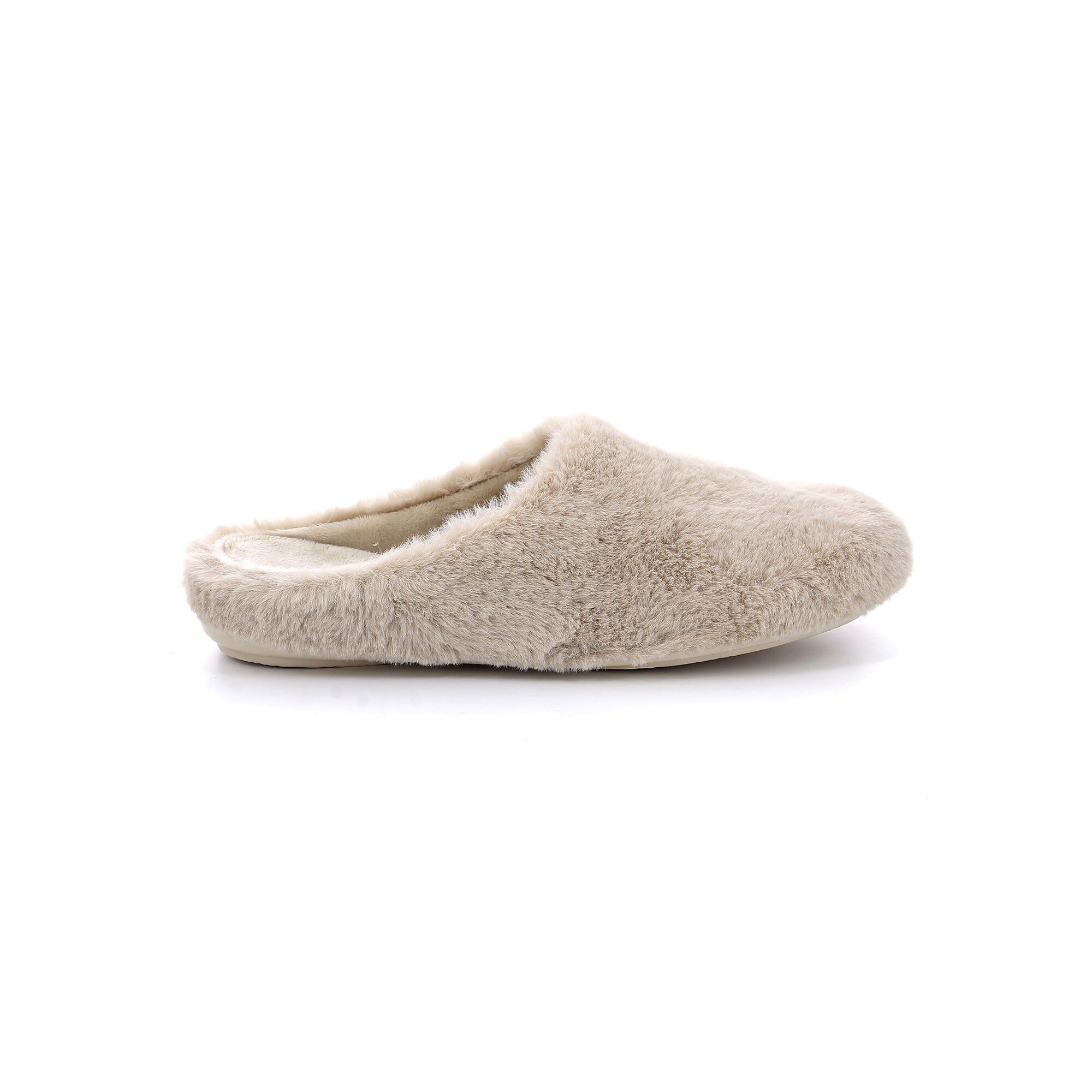 Mules femme en fausse fourrure DIM