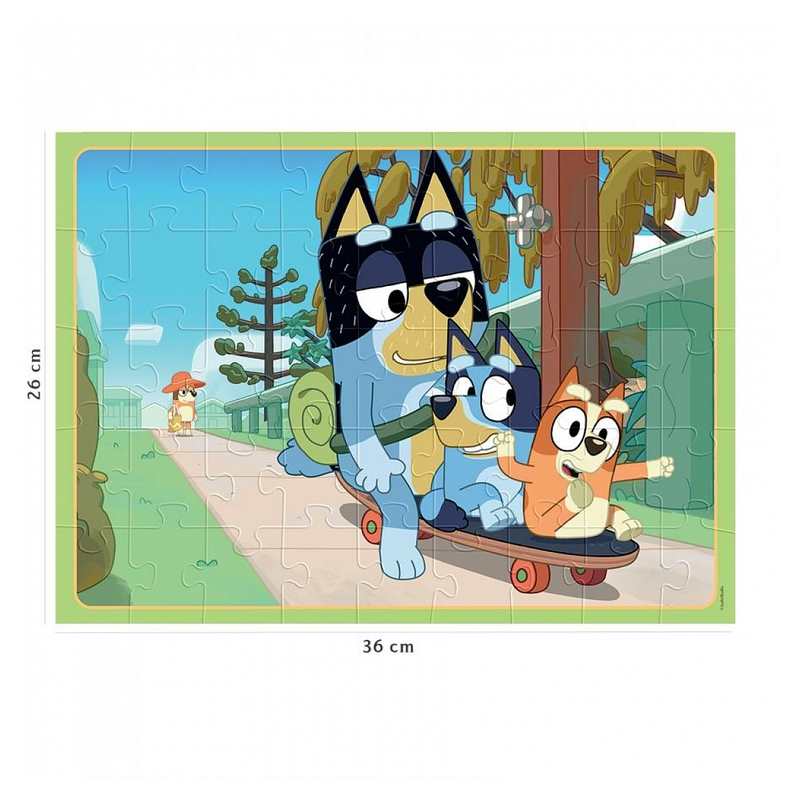 Puzzle après-midi en famille Bluey 45 pièces