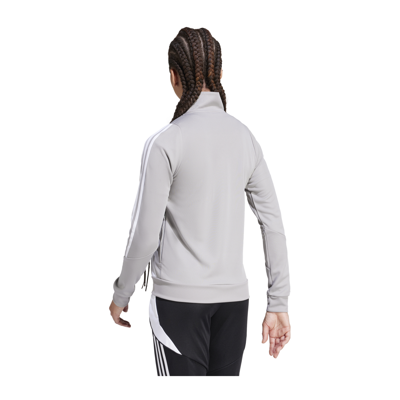 adidas Tiro 24 Trainingsjacke Damen Grau Weiss