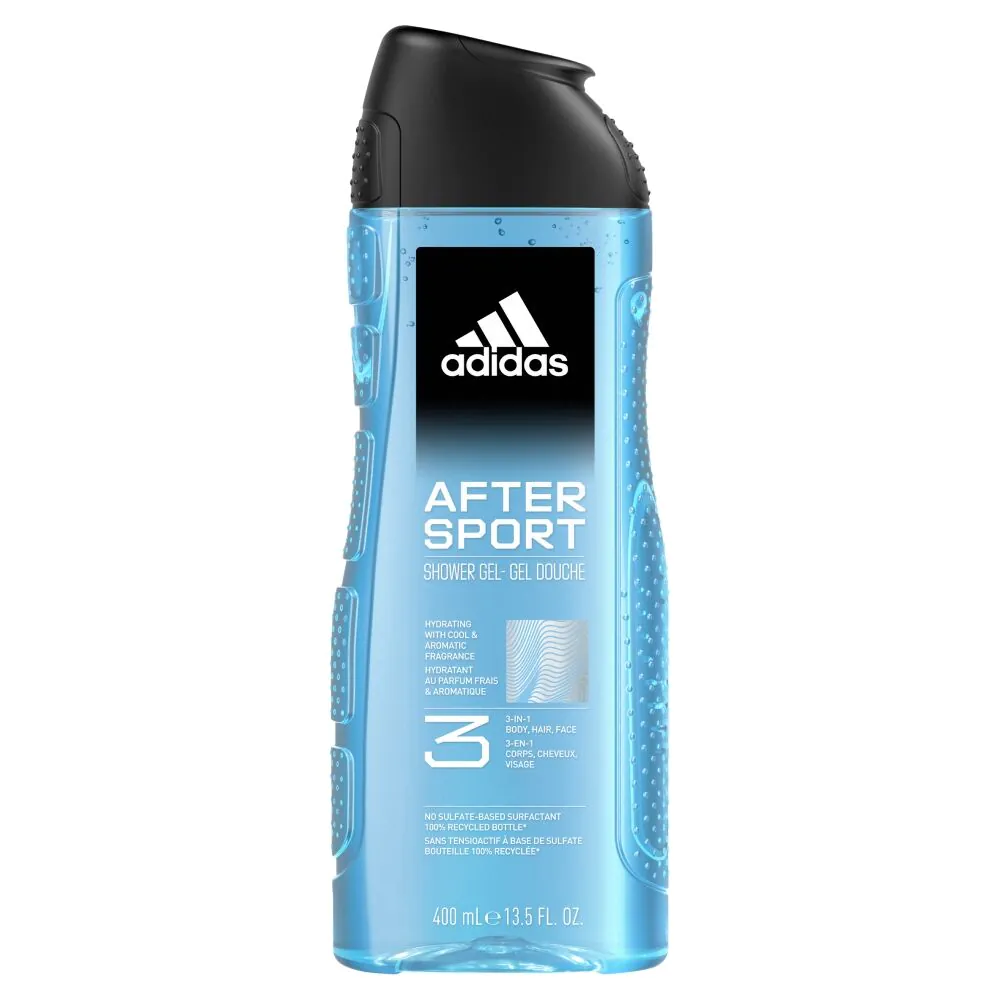Adidas gel za tuširanje nakon sporta za muškarce, 400 ml