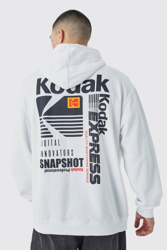 Oversize Hoodie mit lizenziertem Kodak Print