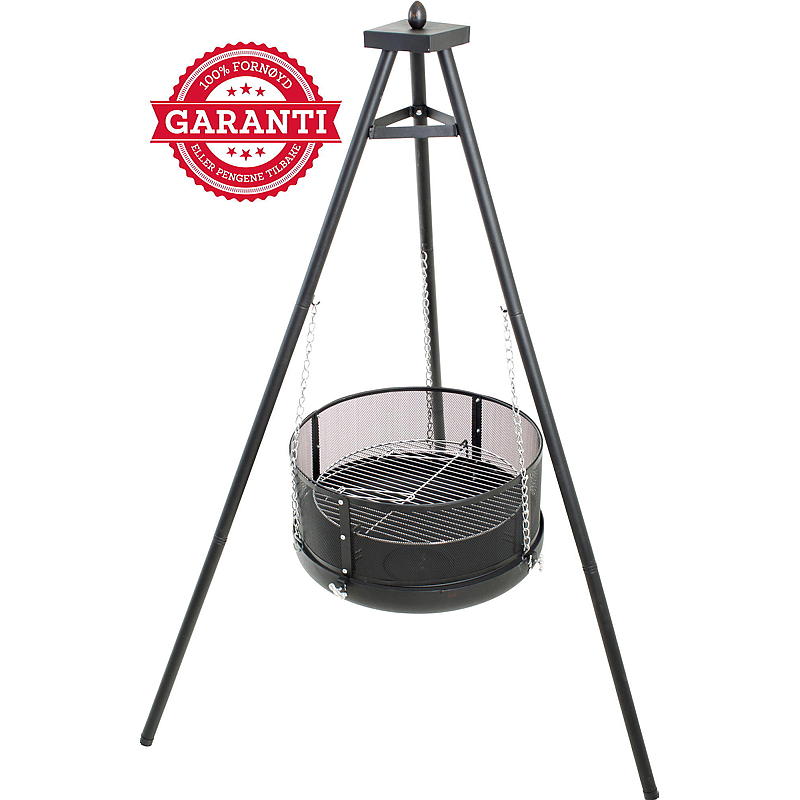 Grillman Bålpanne med stativ Diameter 60 cm