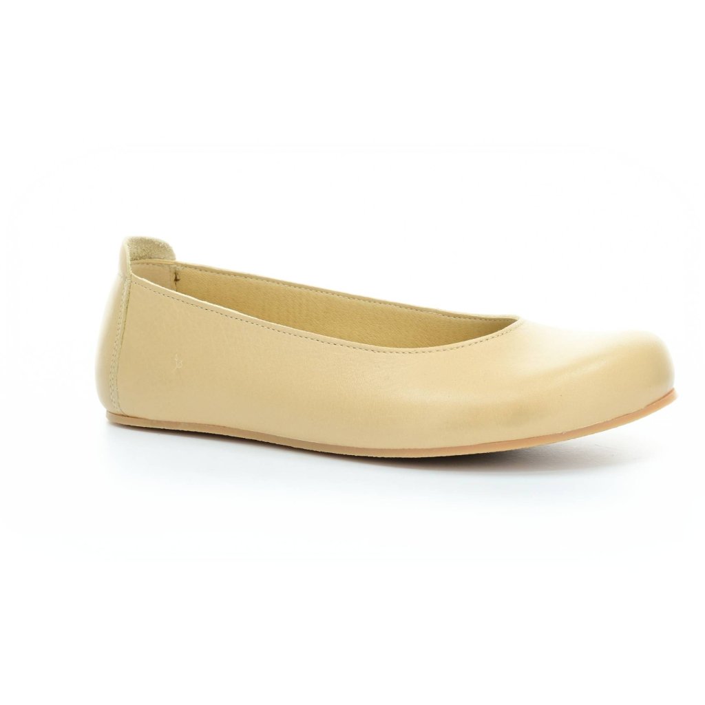 Angles Nomia Beige Barfuß-Ballerinas