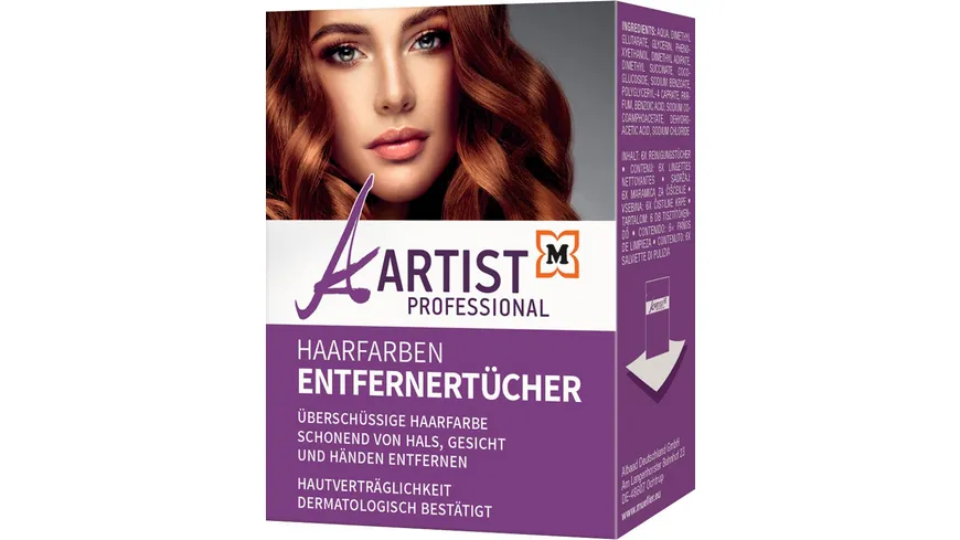 ARTIST Professional Haarfarben Entfernertuch