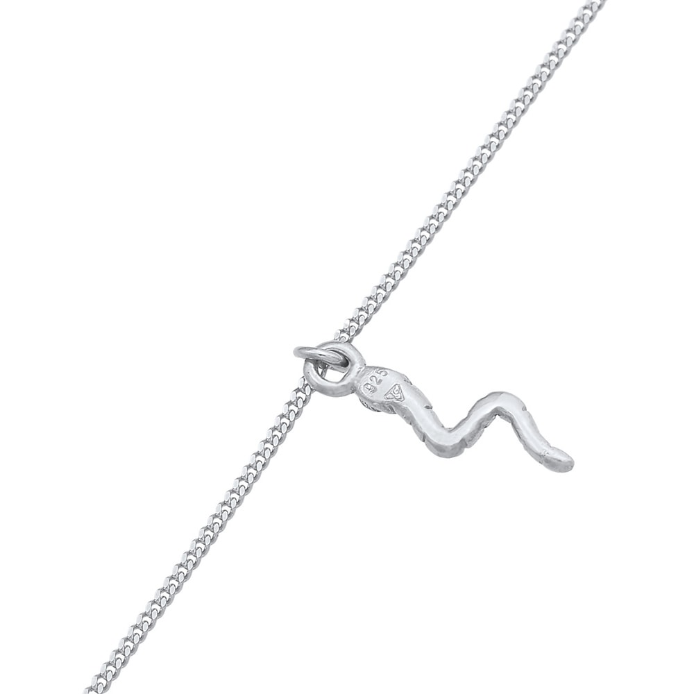 Elli Elli Collier Femmes Choker Pendentif Serpent Moderne en argent sterling 925 collier