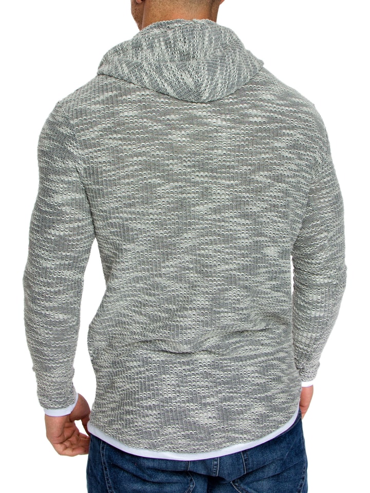 Amaci&Sons Kapuzenpullover LEXINGTON in Grau günstig kaufen