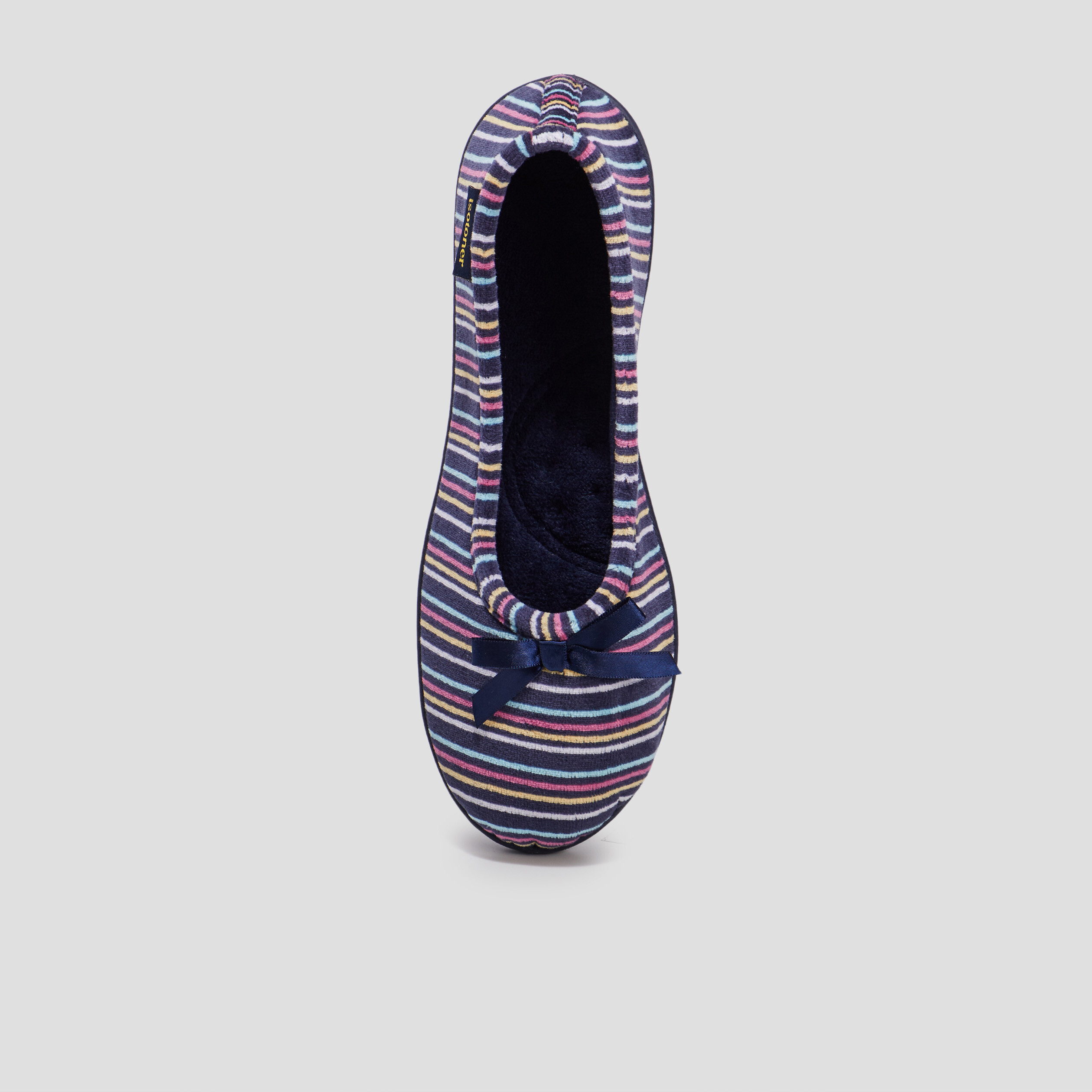 Chaussons ballerines Isotoner multicolore femme | La Halle