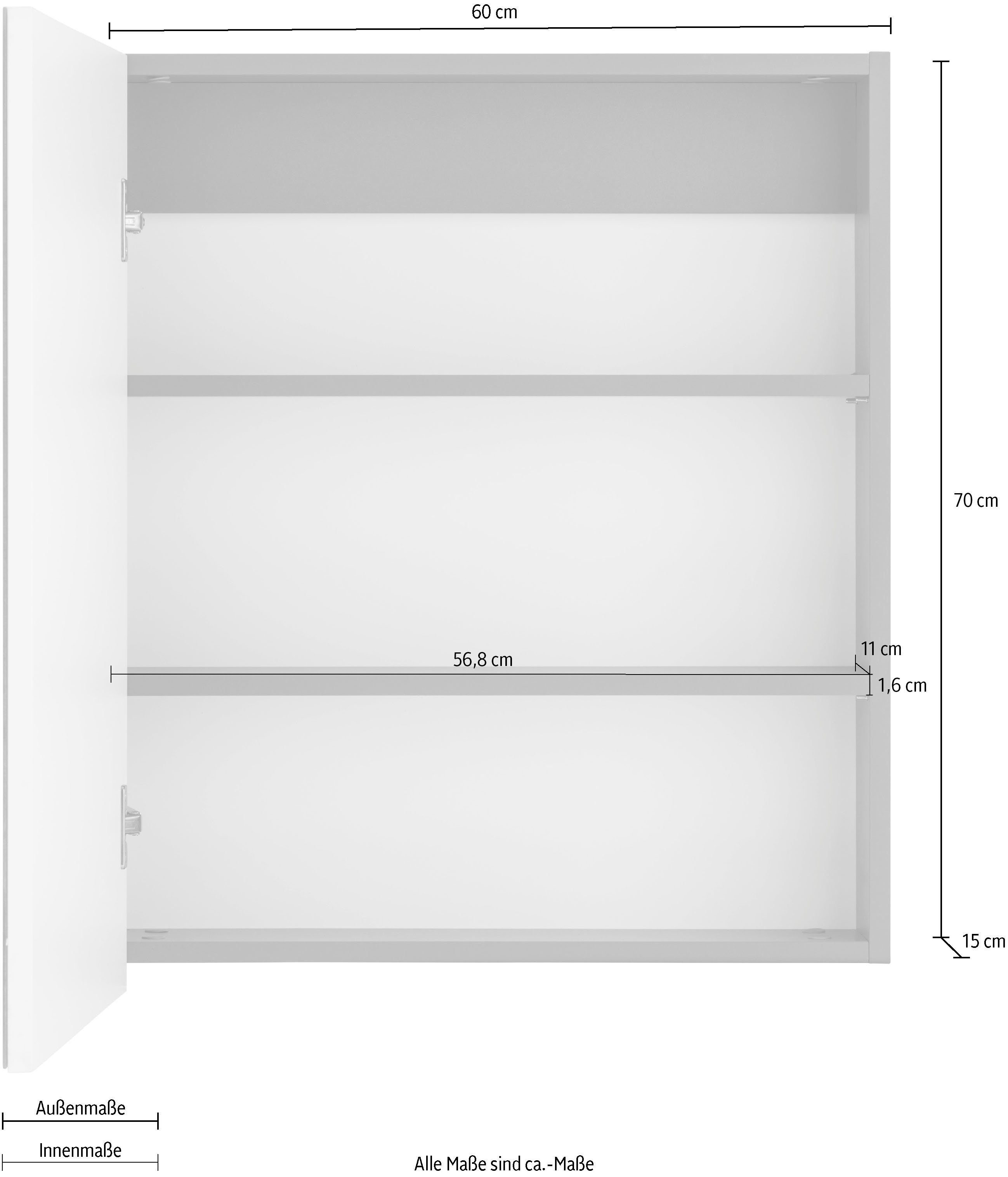 Home affaire Spiegelschrank Wisla Breite 60 cm