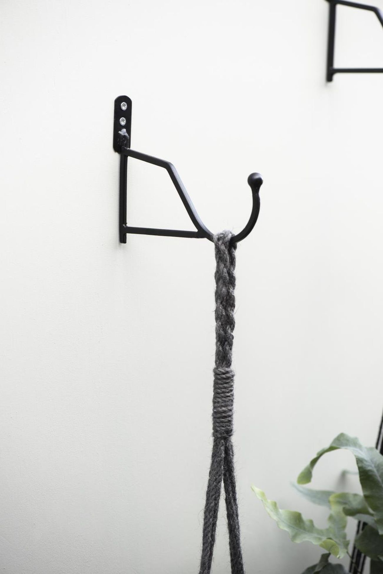 Ib Laursen Wandhaken Wandhaken Wandhalter Haken Aufhänger Metall Schwarz Ib Laursen 0566-25