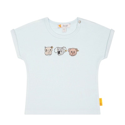 T-Shirt kurzarm, hellblau für Jungs