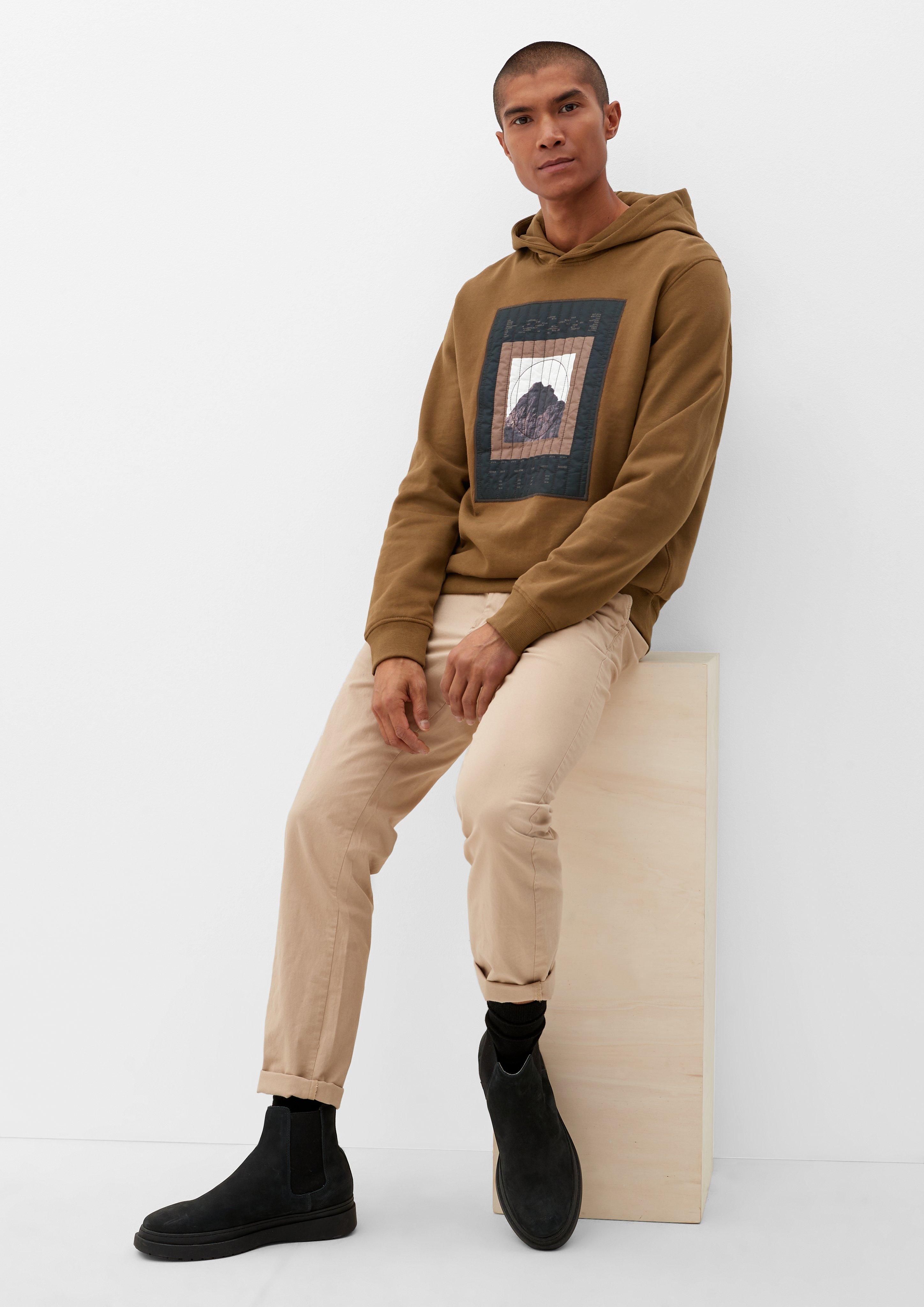 Hoodie mit Applikation  2121126-85D1
