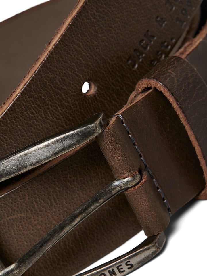 Jack & Jones Leder-Gürtel in Braun günstig kaufen
