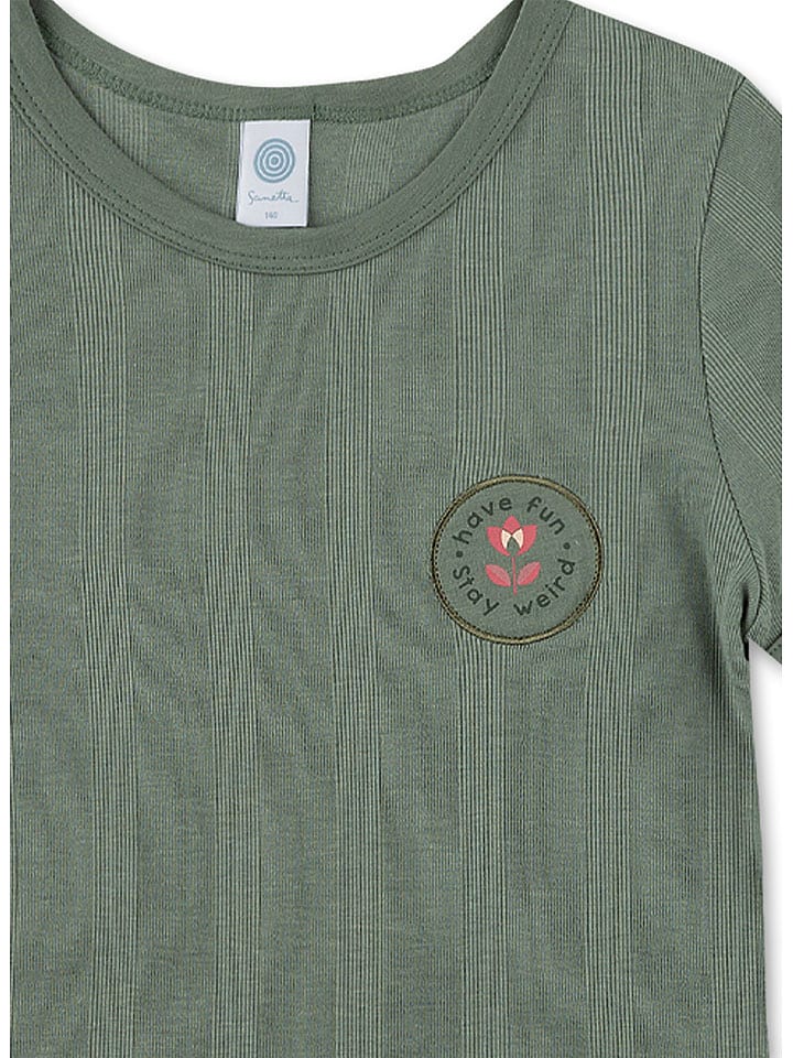 Sanetta Pyjama in Oliv günstig kaufen