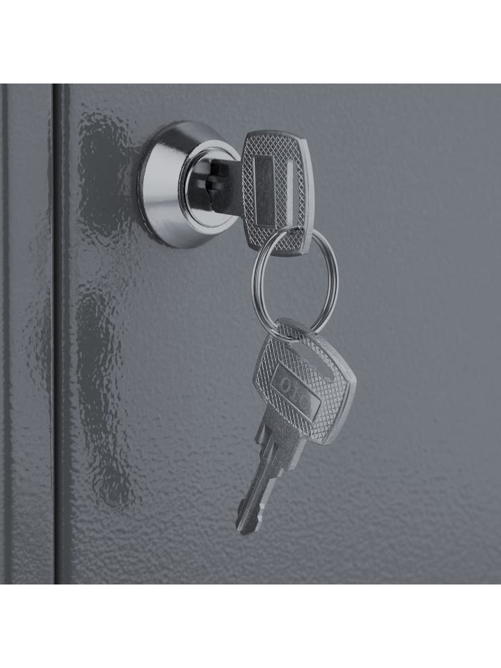 relaxdays Medizinschrank in Grau/ Weiß - (B)21,5 x (H)32 x (T)9,5 cm günstig kaufen onesize