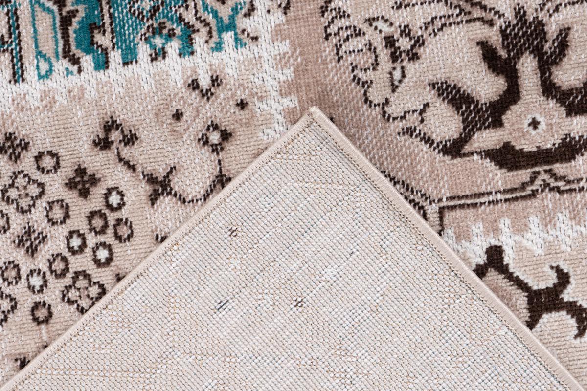 megusta Patchwork-Teppich Teppich Taupe 160cm x 230cm